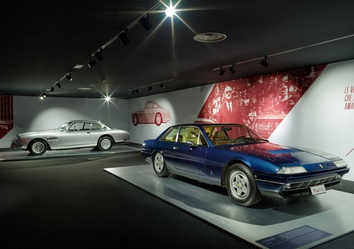 Sonderschau „Driven by Enzo” im Museum in Maranello: Ferrari 412 (1985).