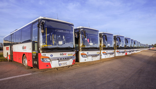 „Stern &amp; Hafferl Verkehrsgesellschaft“ in Österreich hat 21 Setra-Überlandbusse in Betrieb genommen.