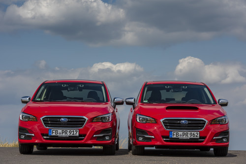 Subaru Levorg 2.0 (Modelljahr 2019, links) und 1.6GT (Mj. 2018).