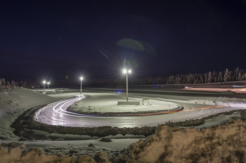 Testgelände „Arctic Center“ von Goodyear Dunlop in Finnland.