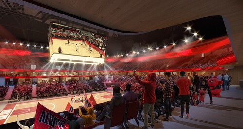 Toyota fördert den Bau der geplanten „A-Arena“ in Tokio (Visualisierung).