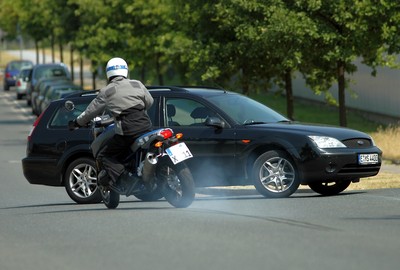 Viele Motorradunfälle ließen sich durch ABS vermeiden.