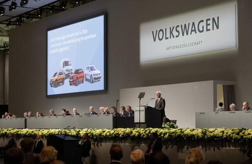 Volkswagen-Hauptversammlung 2017.