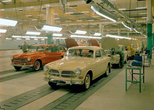 Volvo P 120 Amazon (1957–1970): Produktion.