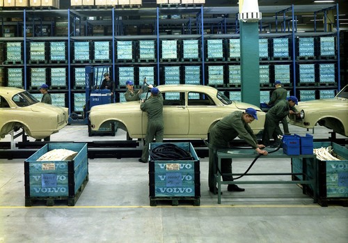 Volvo P 120 Amazon (1957–1970): Produktion.