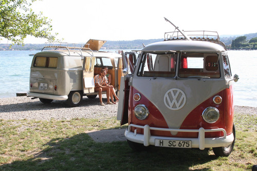 VW Bulli der ersten Generation (1950–1967).