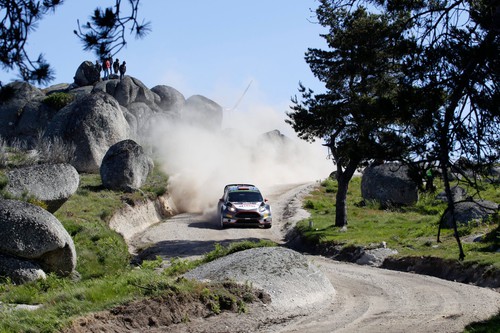 WRC-Lauf in Portugal: Ford.