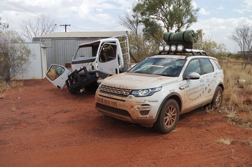 Land Rover Experience Australia 2015: Einer kam durch - wir in Land Rover Discovery Sport.