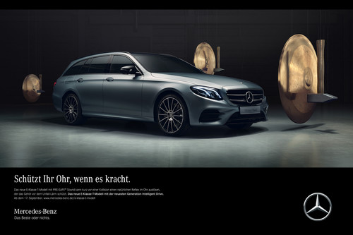 Mercedes-Benz-Kampagne zur E-Klasse.