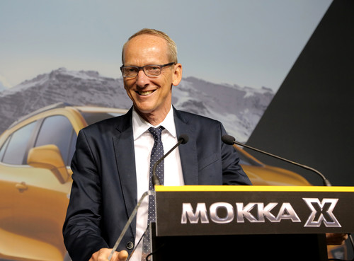 Produktionsdstart des Opel Mokka X: Dr. Karl-Thomas Neumann.