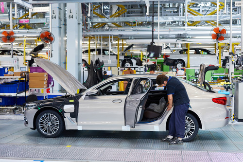 Produktion bei BMW Brilliance in Dadong.