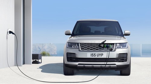 Range Rover als Plug in-Hybrid.-