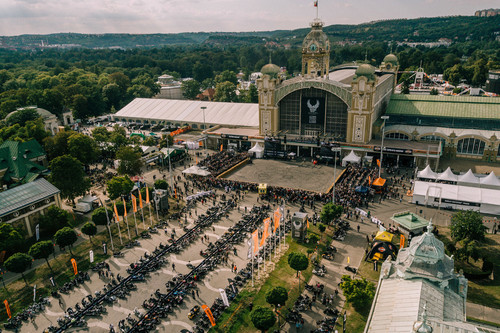 115ter Geburtstag von Harley-Davidson in Prag.