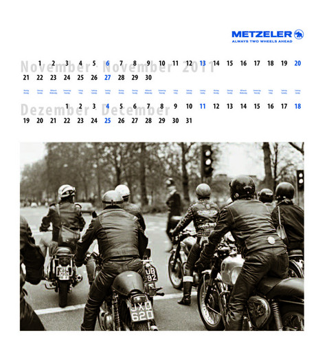 Metzeler-Kalender 2011.