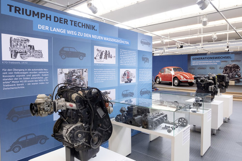 Automuseum Volkswagen: Ausstellung „Generationswechsel“.