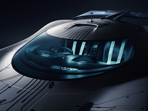 Für die Spielekonsole: Jaguar Vision Gran Turismo SV.