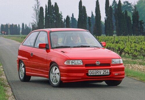Opel Astra F GSi 16V (1991–1997).