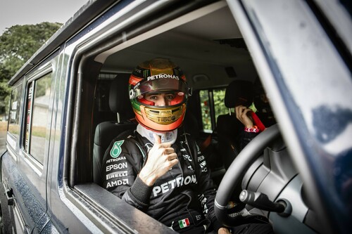 Goodwood Festival of Speed 2021: Esteban Gutiérrez am Steuer des Ineos Grenadier.