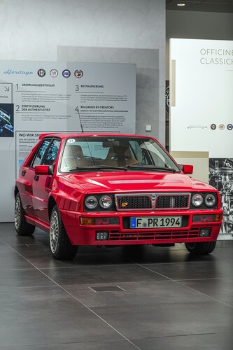 Im Heritage-Point kümmert sich FCA um seine Klassiker wie den Lancia Delta Integrale.