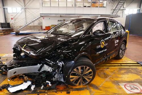 Audi Q4 e-Tron im Euro-NCAP-Crashtest.