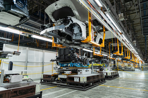 Produktion des Mazda CX-60 im Werk Hofu.