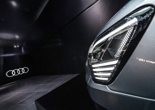 Sonderausstellung „The Speed of Light“ im Audi-Museum in Ingolstadt.