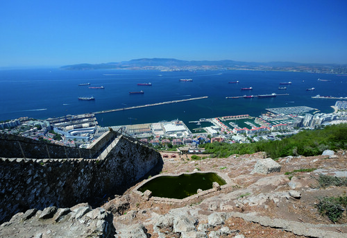 Der Hafen von Gibraltar.