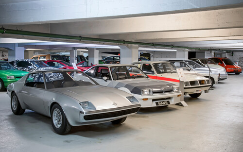 Die Opel Classic-Sammlung in Rüsselsheim.