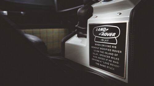 Land Rover Classic Defender Works V8, Sondermodell „Islay Edition“.