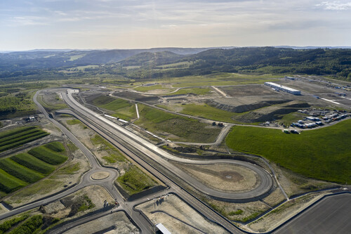 BMW-Testgelände für vollautomatisierte Erprobungs- und Entwicklungsfahrten in Tschechien.