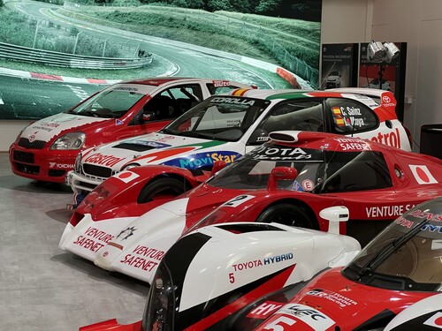 Rallye-und Rennwagen in der GR-Abteilung Toyota Collection.