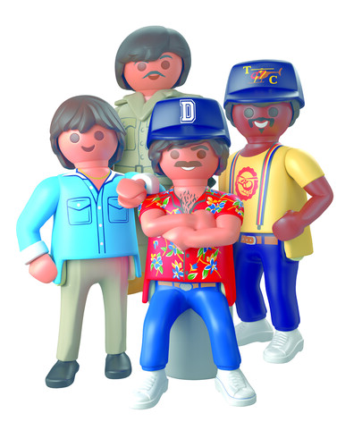Magnum und seine Teamkollegen als Playmobil-Figuren.