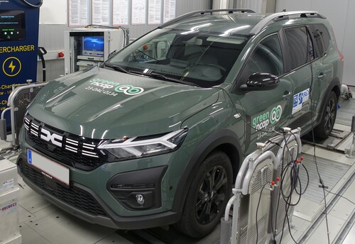 Dacia Jogger Hybrid im Green-NCAP-Test.