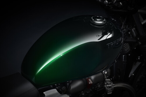 Triumph Speed Twin 900 „Green Stealth Edition“.