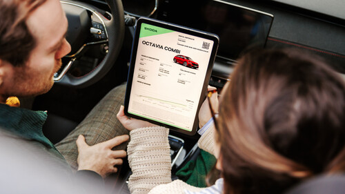 Skoda-Kunden können sich ein digitales Zertifikat von ihrem Fahrzeug erstellen.