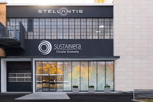 Reycling und Wiederaufbereitung im „Circular Economy“-Zentrum von Stellantis in Turin.
