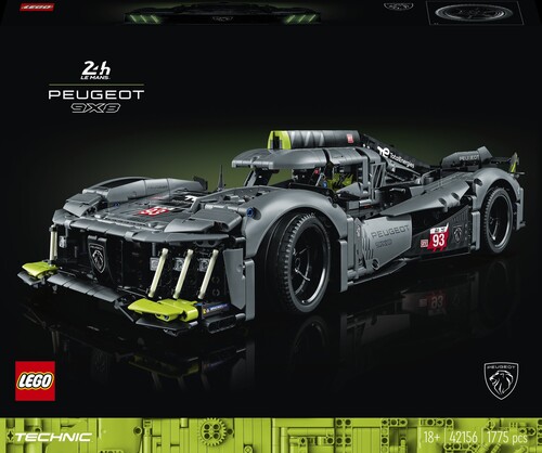 Peugeot 9X8 24H Le Mans Hybrid Hypercar von Lego.
