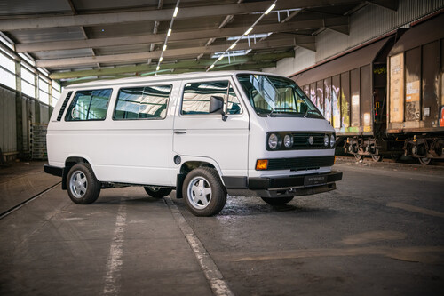 VW T3 Microbus von 1994 aus südafrikanischer Produktion mit 2,5-Liter-Fünfzylinder.