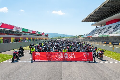 Ducati-Aktion „We ride as One“ in Mugello.