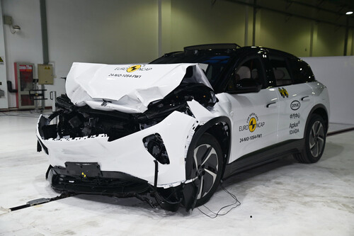 Nio EL6 im Euro-NCAP-Crashtest.