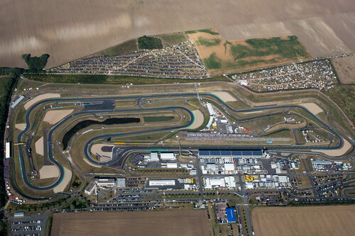 Luftbild der Motorsport Arena Oschersleben.