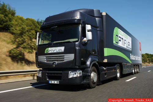 Das Optifuel-Programm von Renault Trucks gewinnt einen Europäischen Transportpreis für Nachhaltigkeit 2012.