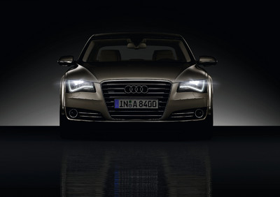 LED-Leuchte im Audi A8: Autobahnlicht.