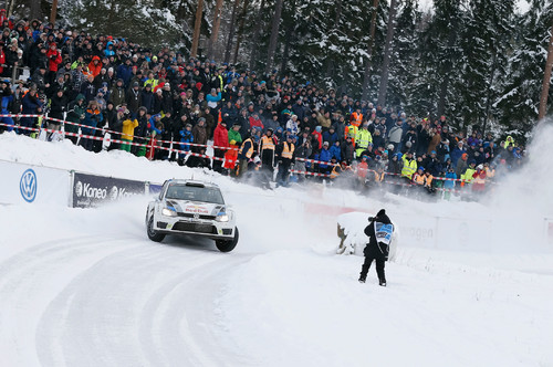 WRC-Schweden Rallye Schlußtag.