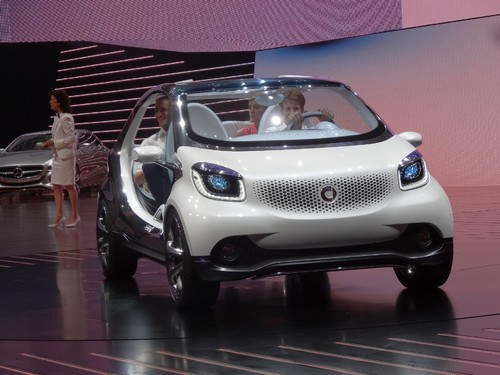 Mercedes-Benz am Vorabend: Smart Forjoy - Vorbote des großen Smart.