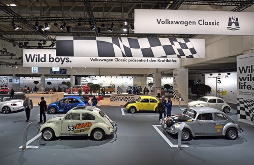 Techno-Classica 2014: Der Stand von Volkswagen.