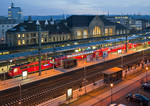 Der Hauptbahnhof in Bielefeld.