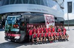 Neuer Mannschaftsbus für den VfB Stuttgart: Reif für die erste Liga.