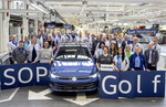 Produktionsstart für den neuen VW Golf in Wolfsburg.
