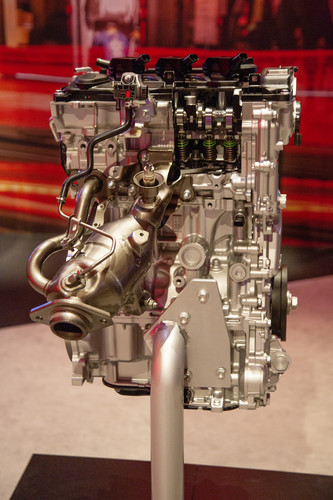 1,5-Liter-Dreizylinder des Toyota Yaris Hybrid.